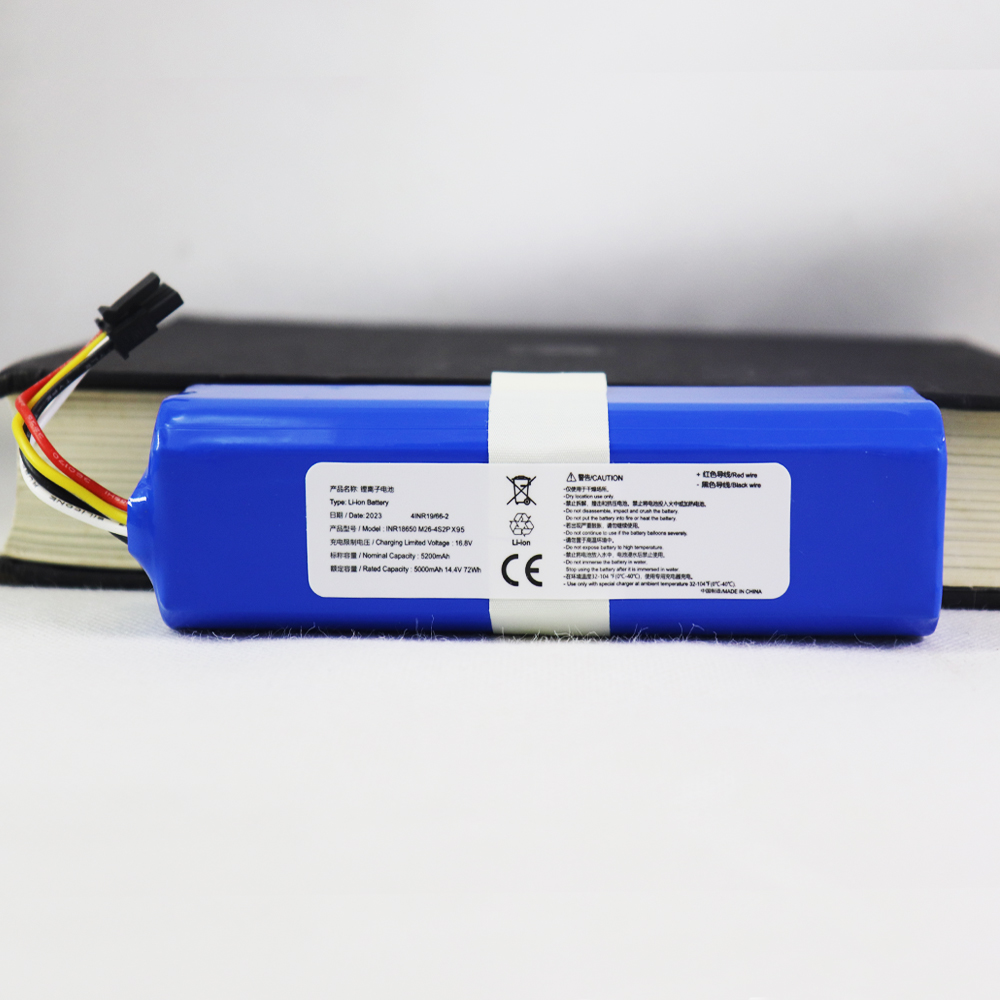 4S Lipo Battery 14.8V 6000Mah - Hochwertiger INR18650 M26-4S2P 5000 mAh 14,4