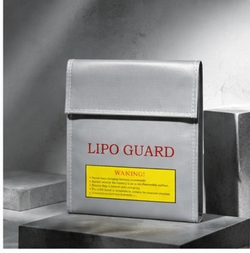 Lipo Battery Fireproof Safety Charge Box - 18x23cm Robuste Feuerfeste Lipo-Akku-Sicherheits-Ladetasche, Explosionsgeschützte Aufbewahrungstasche