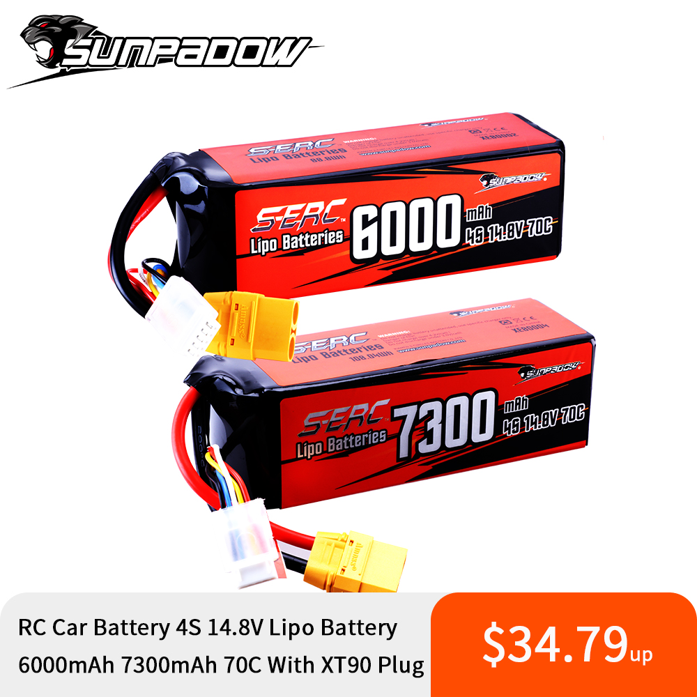 4S Lipo Battery 14.8V 6000Mah - Sunpadow 4S Lipo Akku für 6000mAh