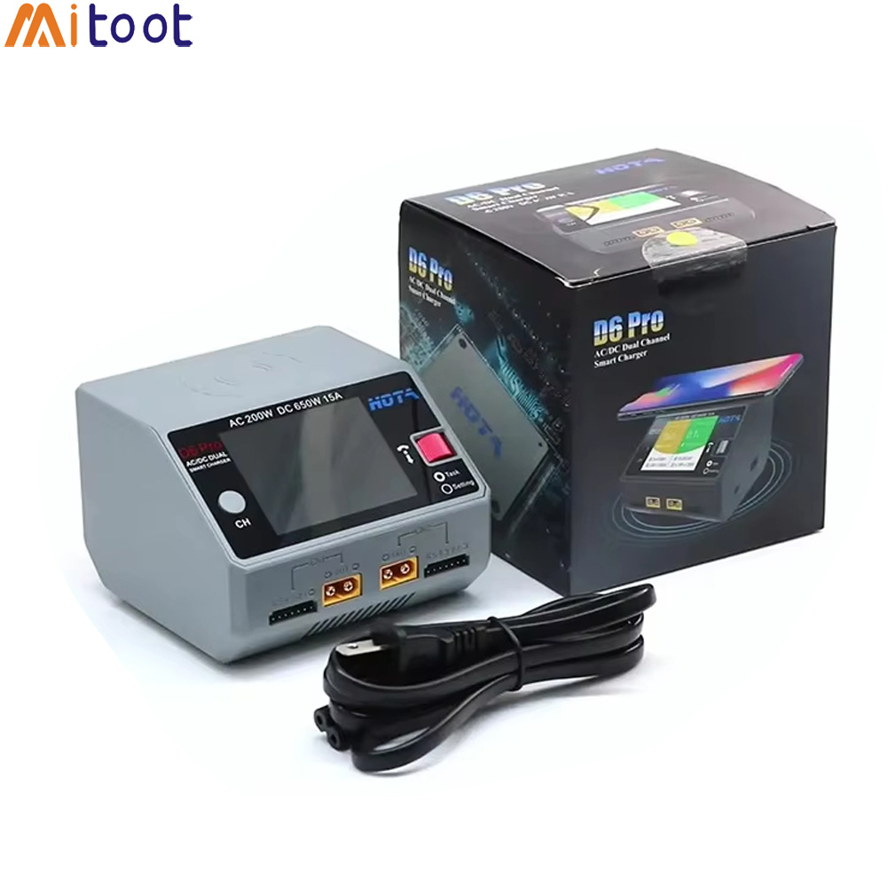 HOTA D6 Pro Schwarz AC 200W DC – Hota D6 Pro Dual Lipo Charger Bewertung und Preis