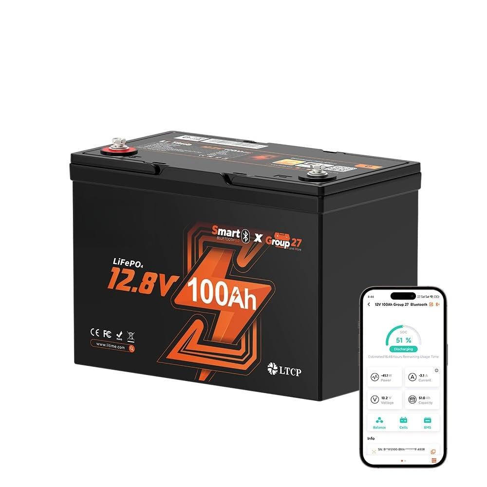 12V 100Ah LiFePO4-Batterie, Gr – Lifepo4 12V 100Ah Bms Bluetooth Bewertung und Preis