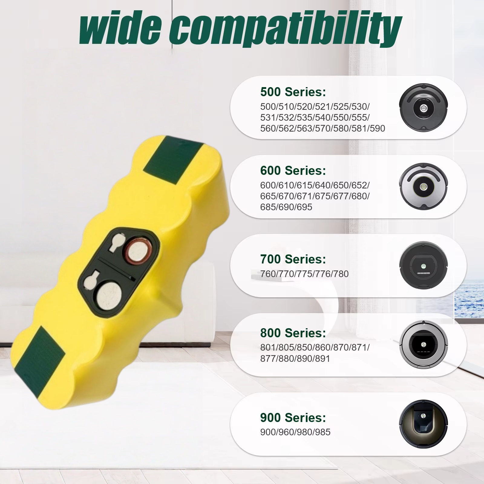 Akku für IRobot Roomba 5000mAh – 4S Lipo Battery 14.8V 6000Mah Bewertung und Preis