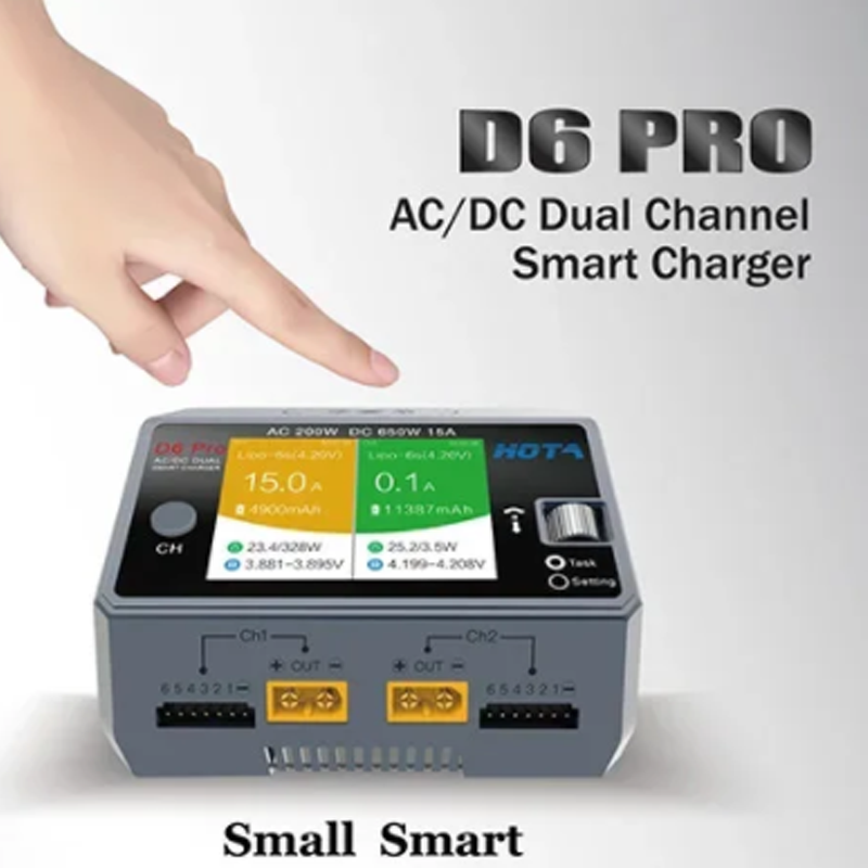 HOTA D6 Pro 200W AC 650W DC Du – Hota D6 Pro Dual Lipo Charger Bewertung und Preis