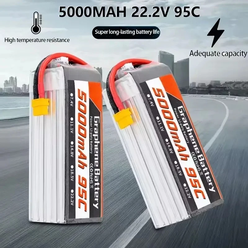 95C 22,2V 6S 5000mAh Lipo-Akku – 6S Lipo Battery 22.2V 5000Mah Bewertung und Preis